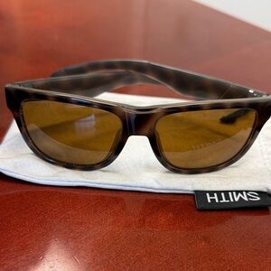SMITH Brown Tortoiseshell Frame Sunglasses with Brown Lenses